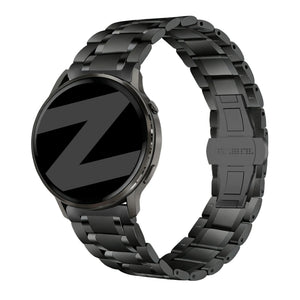 Bandz Bracelet acier 'Deluxe' Garmin Bounce 2 (noir)