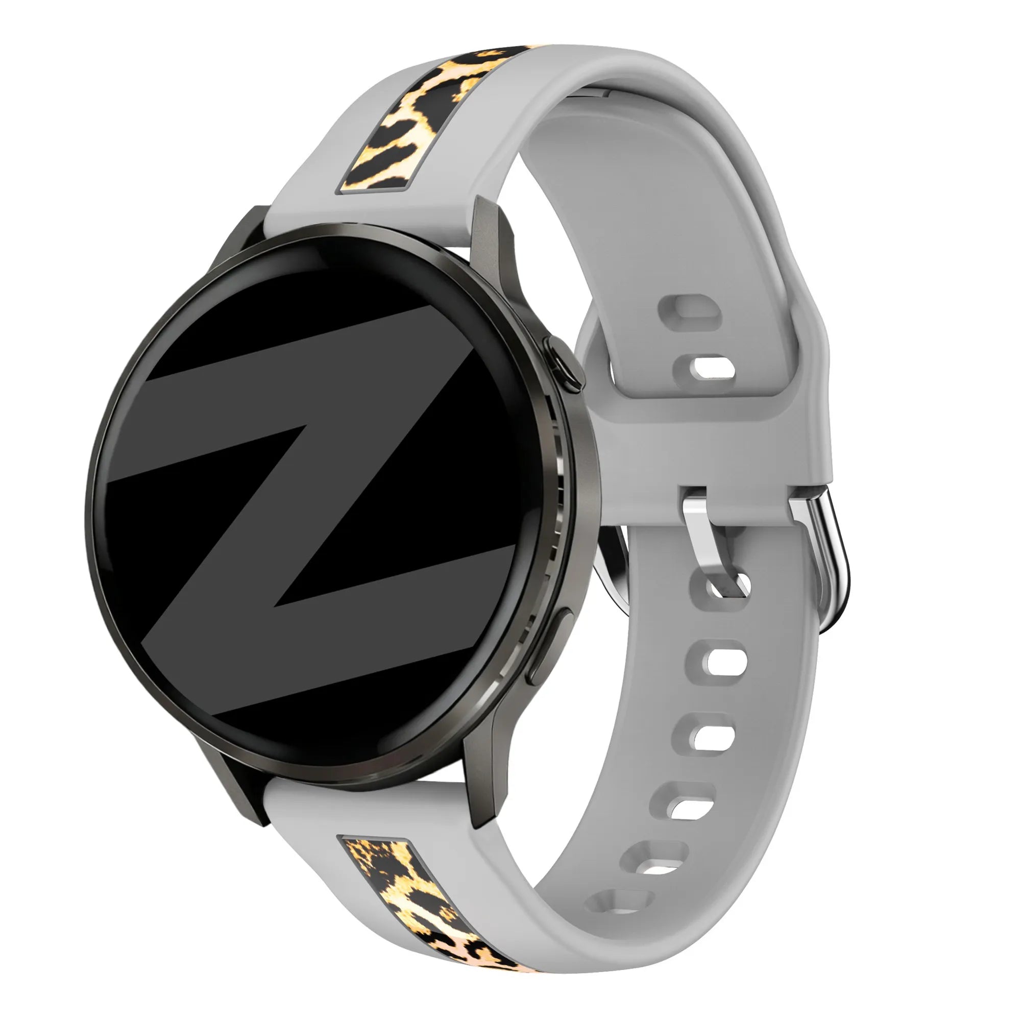 Bandz Polar Pacer Dual Leopard Strap (Light Grey)