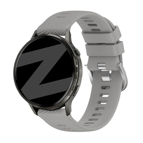 Bandz Bracelet silicone 'Deluxe' Garmin Venu 2s (gris)