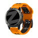 Bandz Bracelet sport avec boucle Garmin Descent G2 (orange/noir)