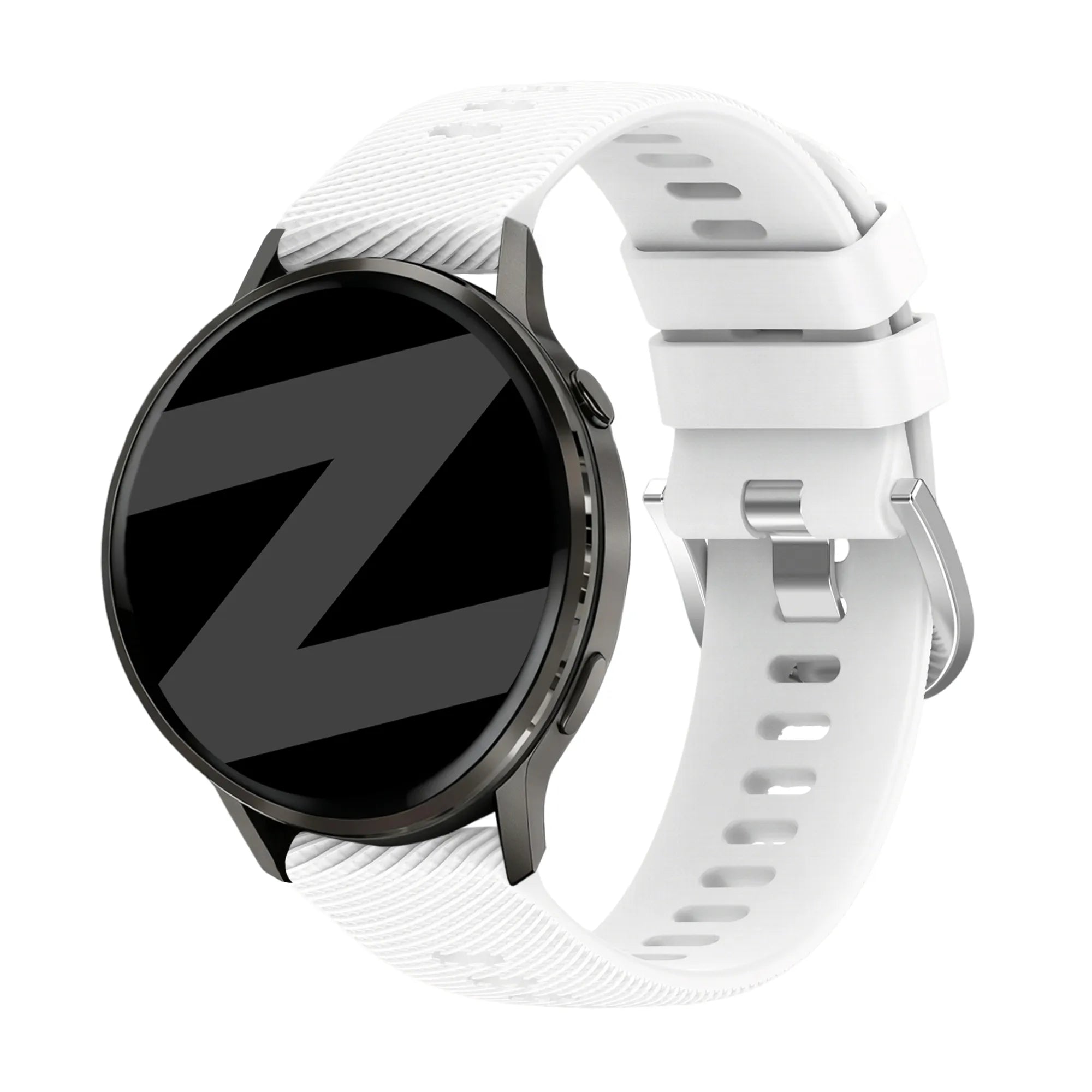 Bandz Garmin Vivomove 3s Silicone Strap 'Deluxe' (White)