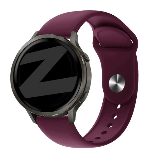 Bandz Garmin Forerunner 265s Sport Strap 'Deluxe' (Wine Red)