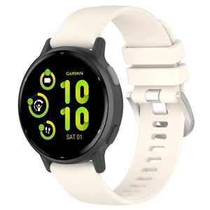 Bracelet silicone classique Garmin Vivoactive 6 (lumière stellaire)