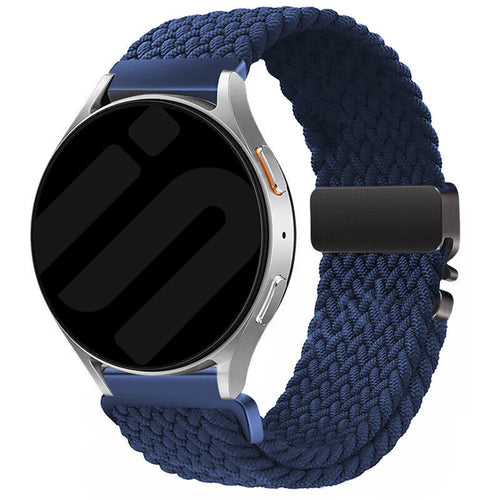 Bracelet tressé Samsung Galaxy Watch 6 - 44mm avec P-boucle (bleu)