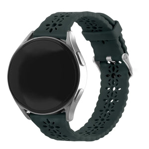 Bracelet de silicone avec relief Coros Pace 2 (vert sapin)