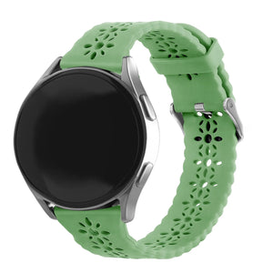 Bracelet de silicone avec relief Coros Pace 2 (vert)