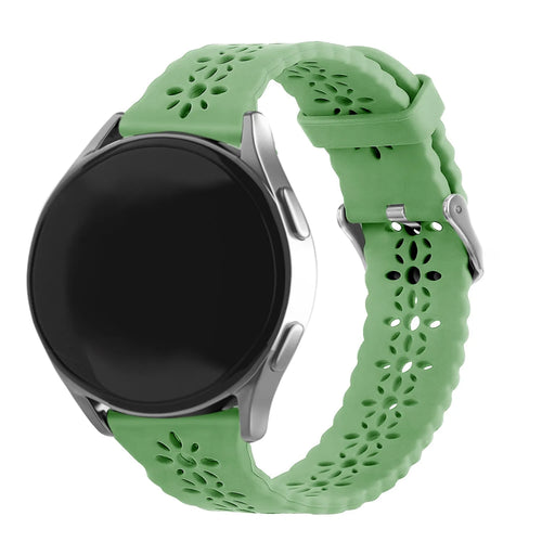Bracelet de silicone avec relief Amazfit Active (vert)