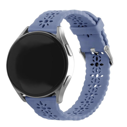 Bracelet de silicone avec relief Amazfit Active (gris lavande)