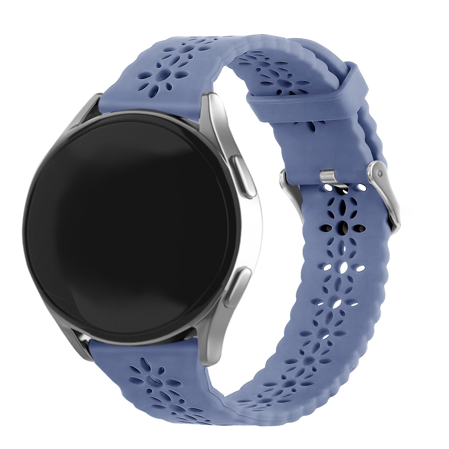 Withings ScanWatch Nova Patterned Silicone Strap (Lavender Grey)