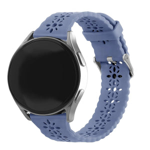 Coros Pace 2 Patterned Silicone Strap (Lavender Grey)