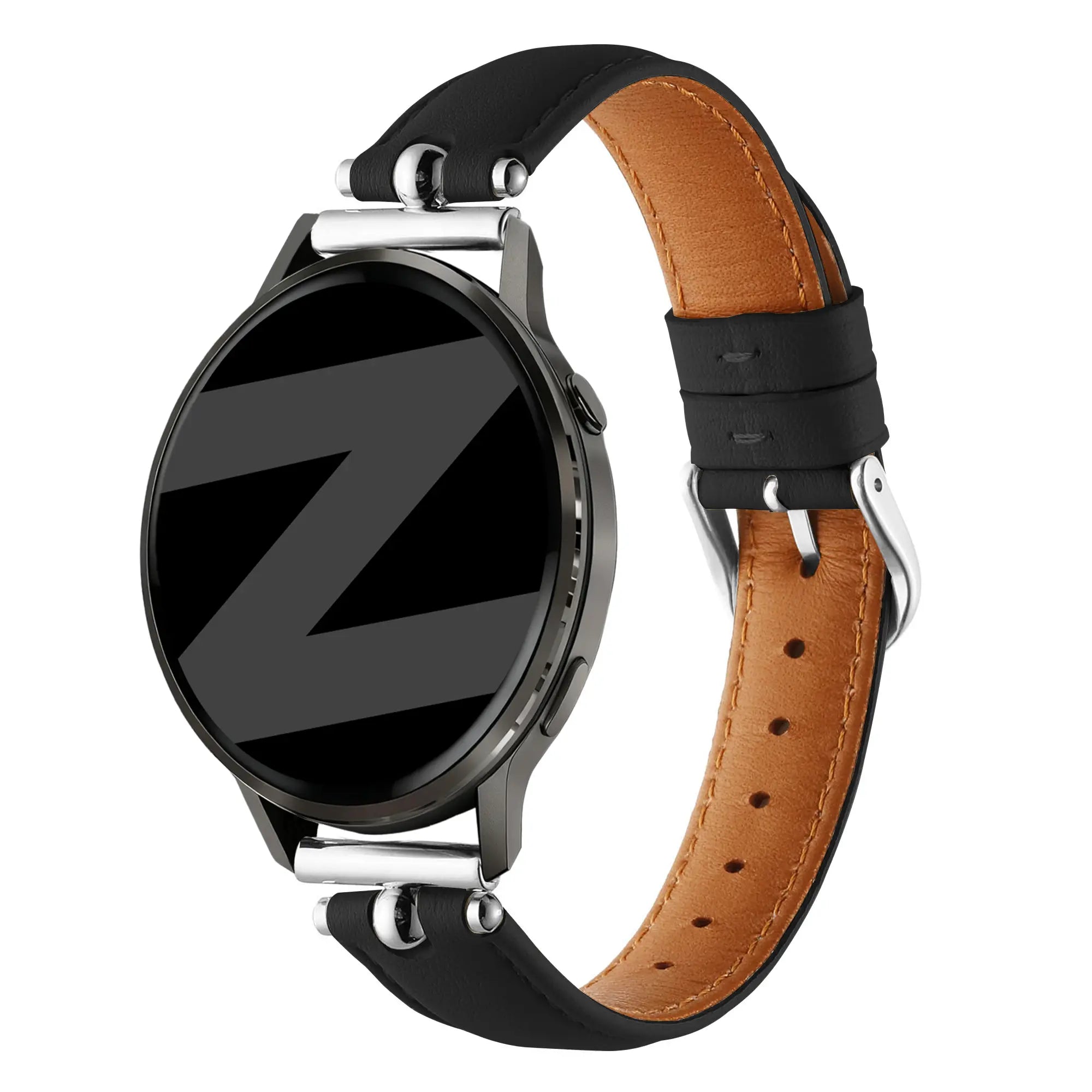 Bandz Amazfit Cheetah 2 Pro Leather Strap 'Bullet' (Black)