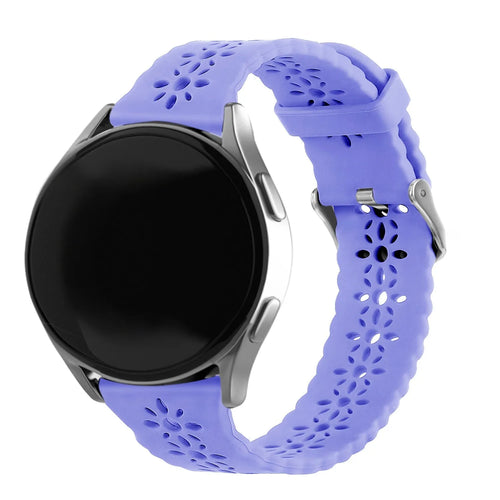 Bracelet de silicone avec relief Amazfit Active (lila)