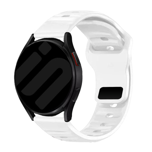 Bracelet silicone 'Outdoor' Amazfit Active 2 (blanc)