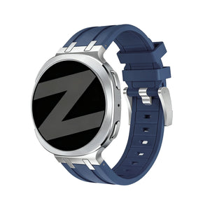 Bandz Bracelet silicone 'Luxe Liquid' Samsung Galaxy Watch 8 Classic (bleu foncé)