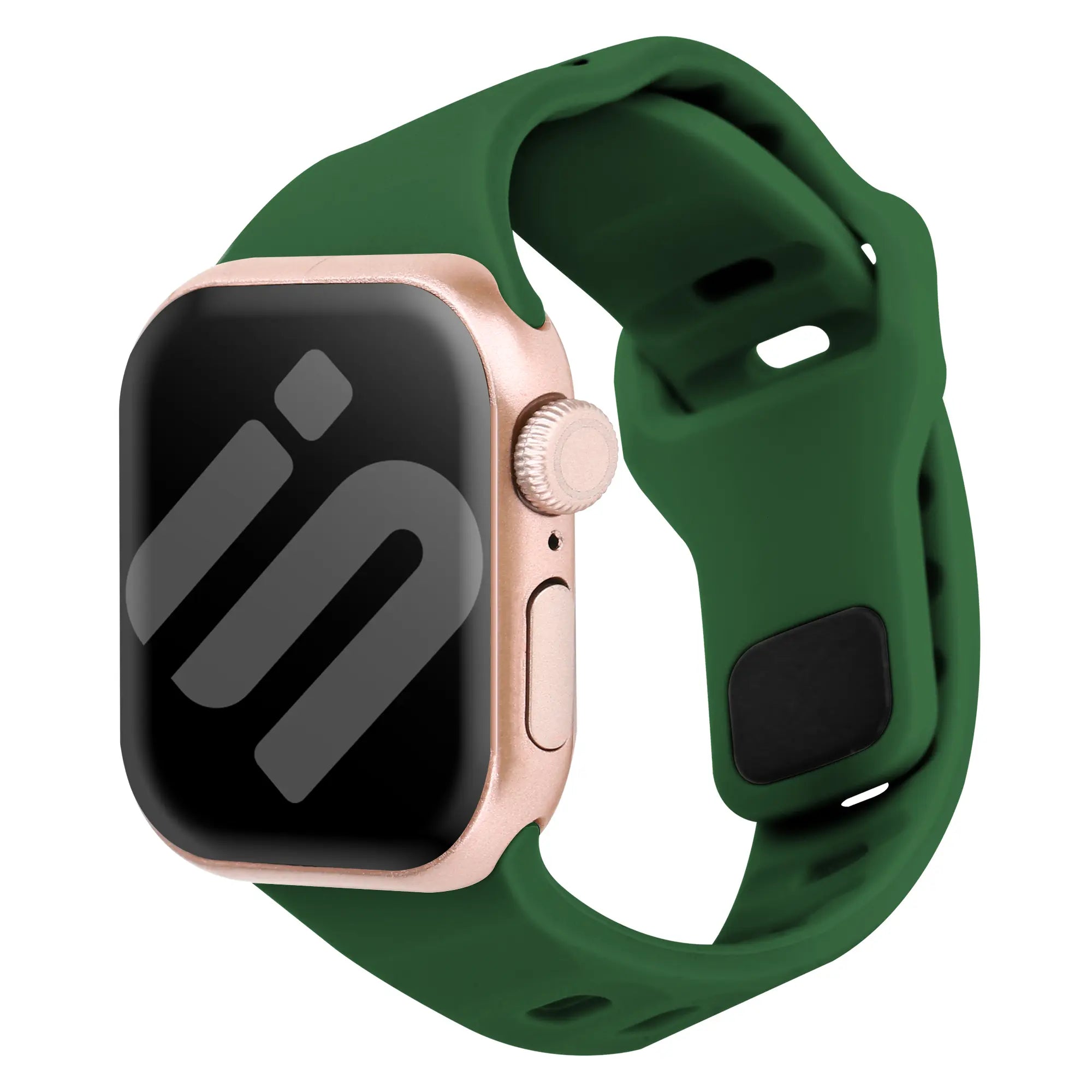 Apple Watch Tilted Sport Strap (Dark Green)