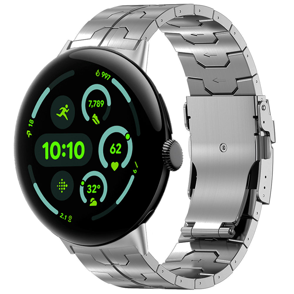 Bracelet titane 'Iron' Google Pixel Watch 3 - 45mm (argent)