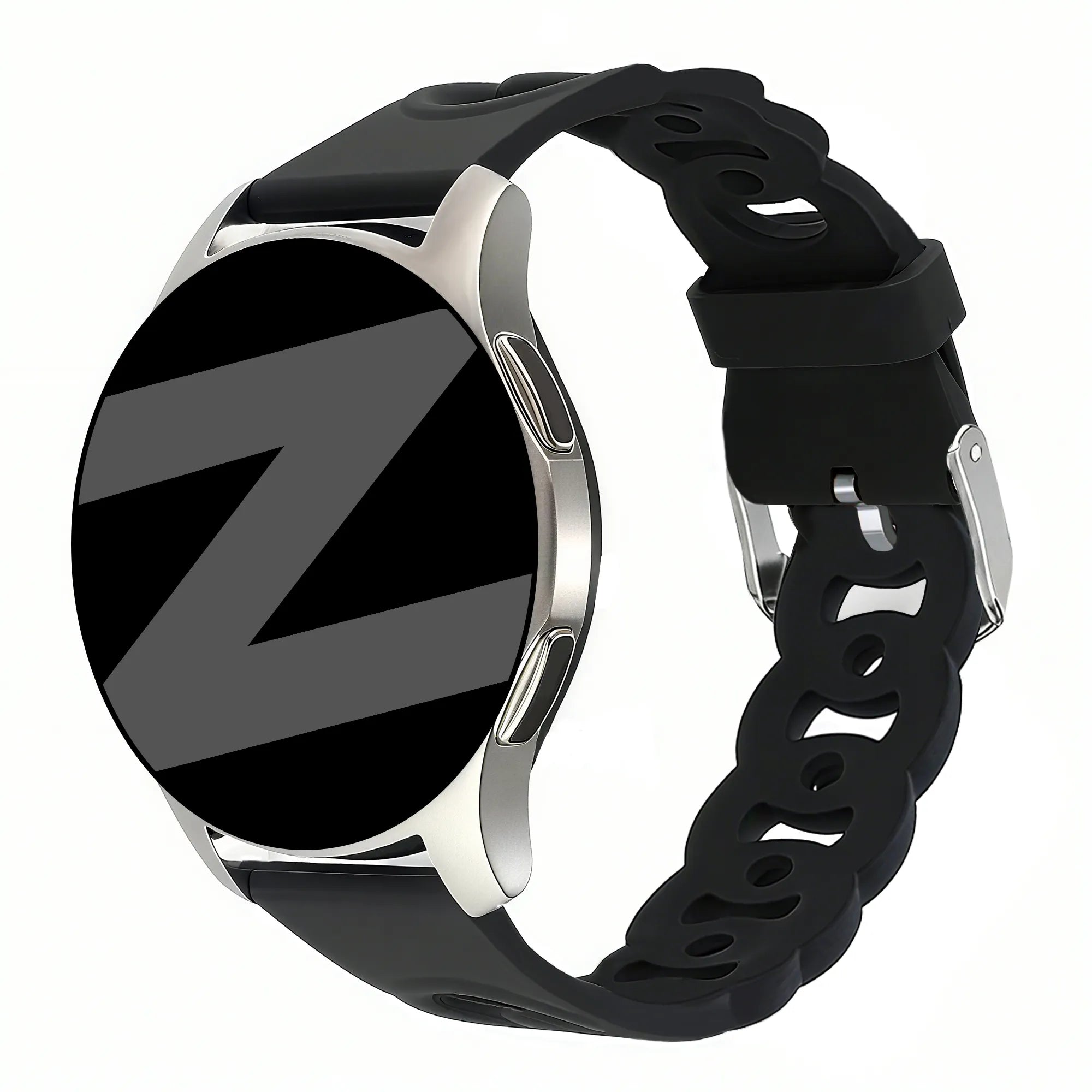 Bandz Bracelet silicone 'Chaînes' Polar Pacer (noir)