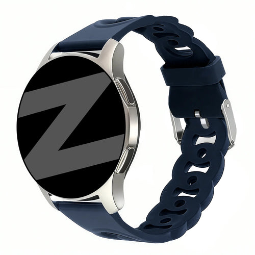 Bandz Bracelet silicone 'Chaînes' Polar Pacer (bleu foncé)