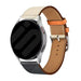 Bracelet cuir Duo Amazfit GTS 4 (blanc/ bleu foncé)