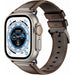 Apple Watch Ultra Leather Strap (Dark Brown)