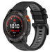 Bracelet sport avec boucle Garmin Approach S70 - 47mm (noir/gris)