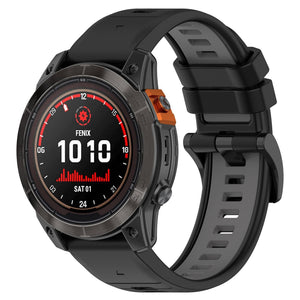 Bracelet sport avec boucle Garmin Approach S62 (noir/gris)