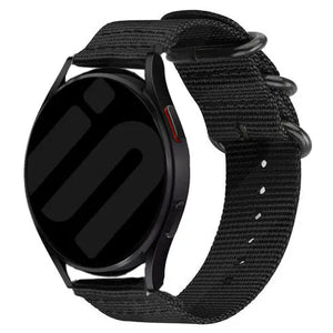 Bracelet nylon à boucle ICE Smart 2.0 Rectangular 1.96 (noir)