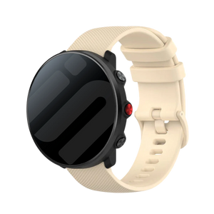 Bracelet luxe silicone Polar Vantage M (beige)