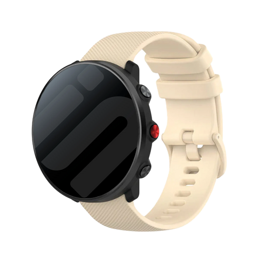 Bracelet luxe silicone Polar Vantage M (beige)