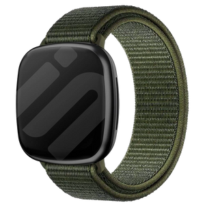 Bracelet nylon Fitbit Sense (vert)