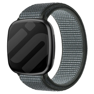 Bracelet nylon Fitbit Versa 3 (gris-vert)