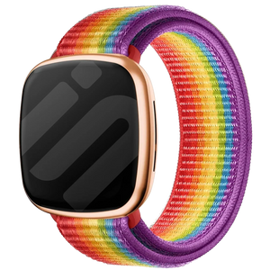 Fitbit Sense Nylon Strap (Rainbow)