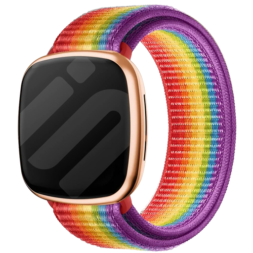 Fitbit Sense Nylon Strap (Rainbow)