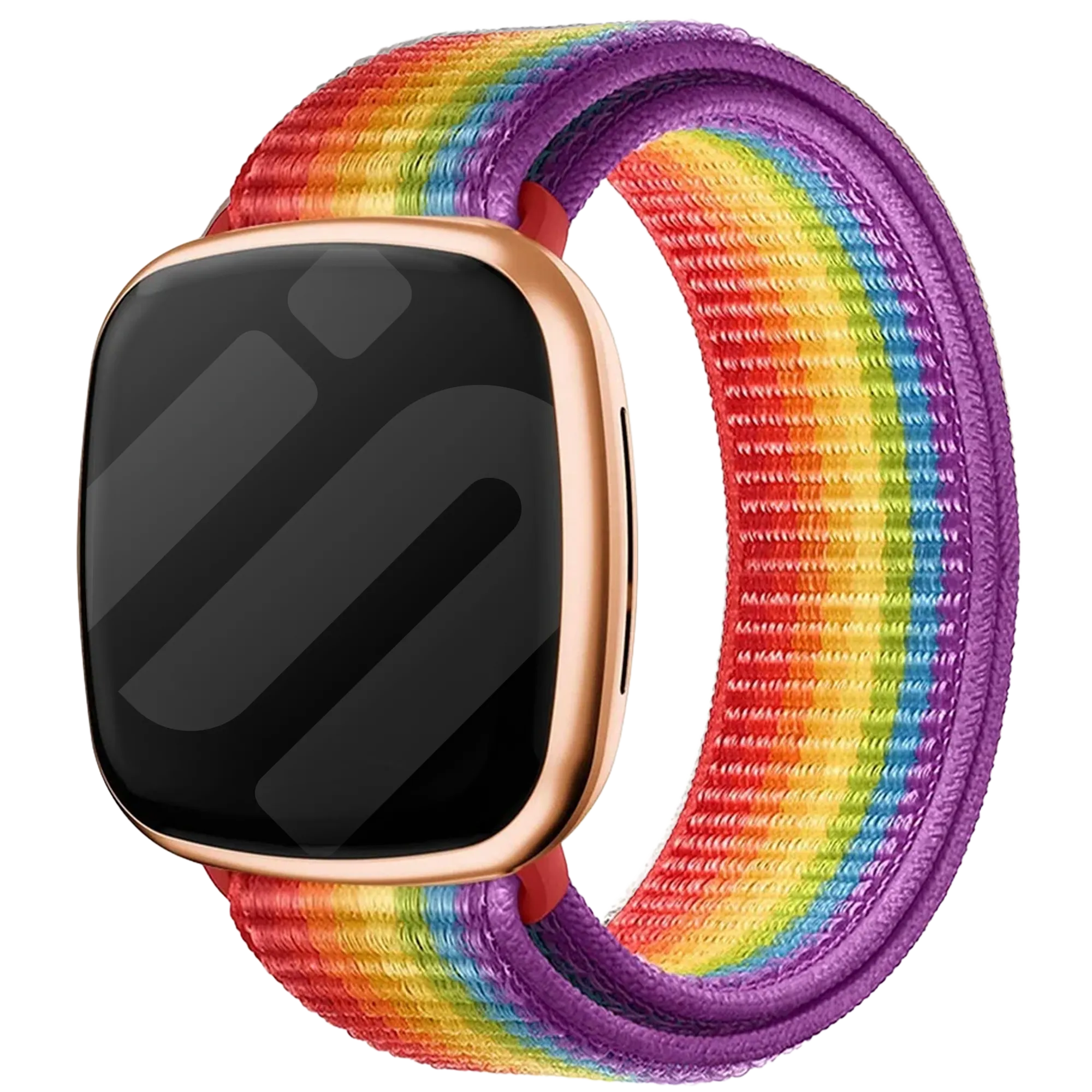 Fitbit Sense Nylon Strap (Rainbow)