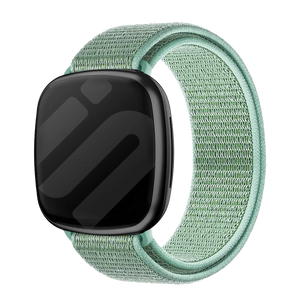 Bracelet nylon Fitbit Versa 3 (vert menthe)