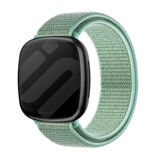 Bracelet nylon Fitbit Versa 3 (vert menthe)