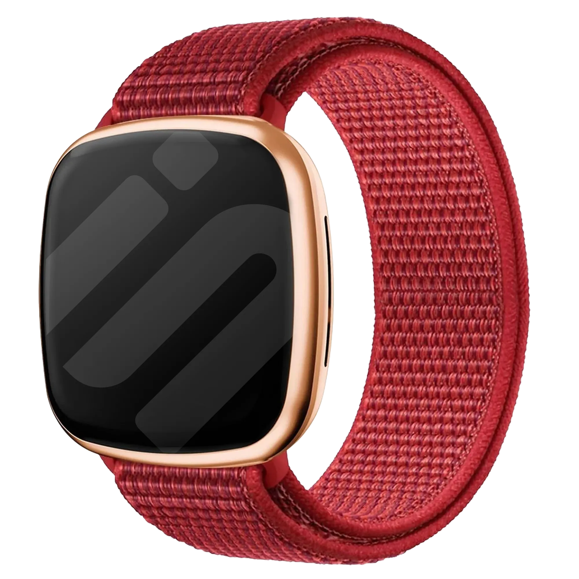 Fitbit Sense Nylon Strap (Red)