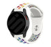 Bracelet sport Samsung Galaxy Watch 6 - 44mm (blanc/colorée)