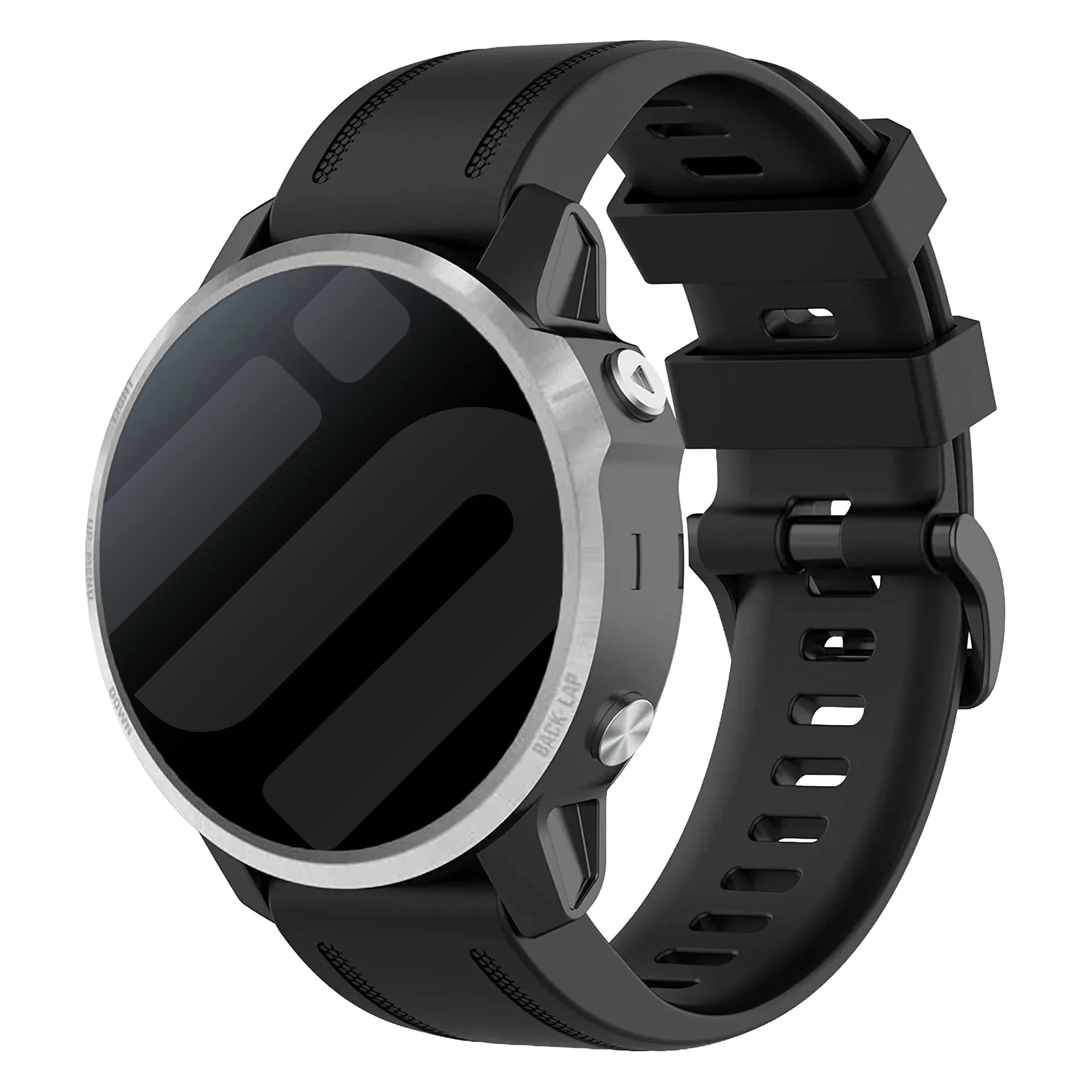 Garmin Descent Mk2S Silicone Strap (Black)