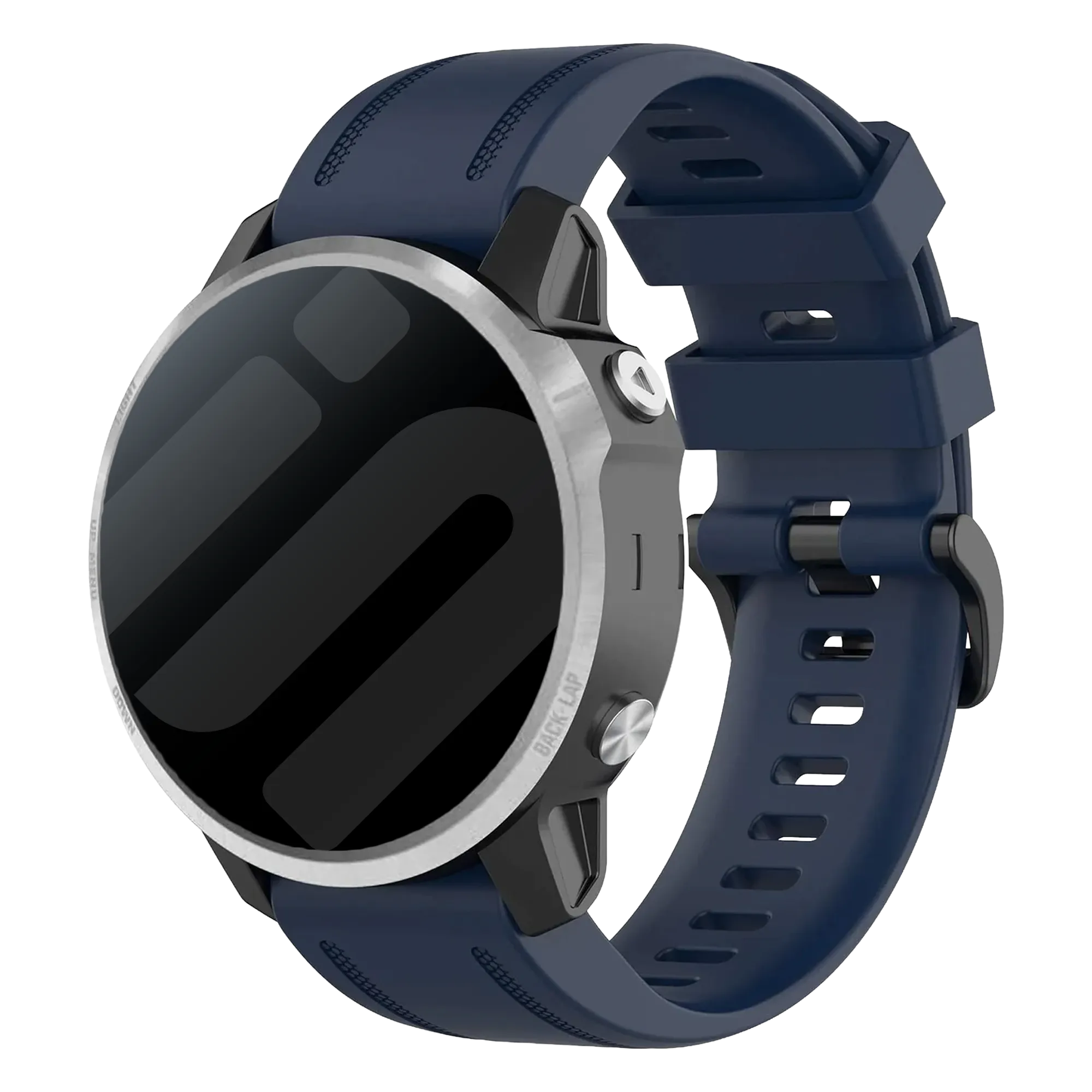 Bracelet silicone Garmin Approach S70 - 42mm (bleu foncé)
