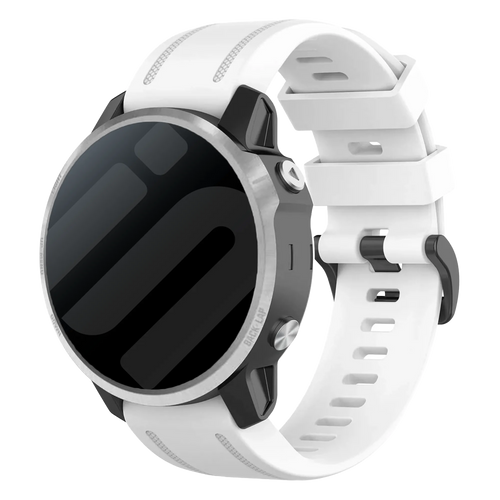 Bracelet silicone Garmin Approach S70 - 42mm (blanc)