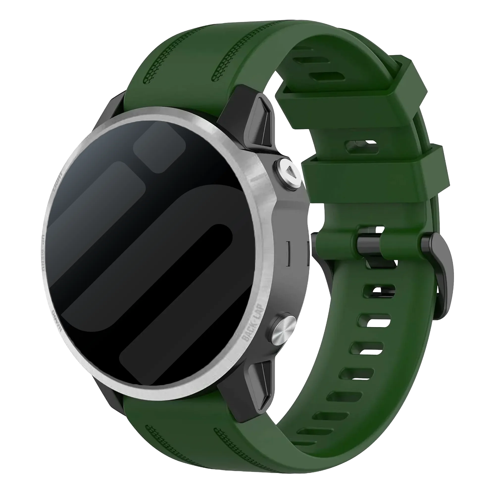 Garmin Descent Mk2S Silicone Strap (Army Green)