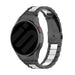 Samsung Galaxy Watch 7 - 40mm Steel Strap Perfect Fit (Black/Silver)