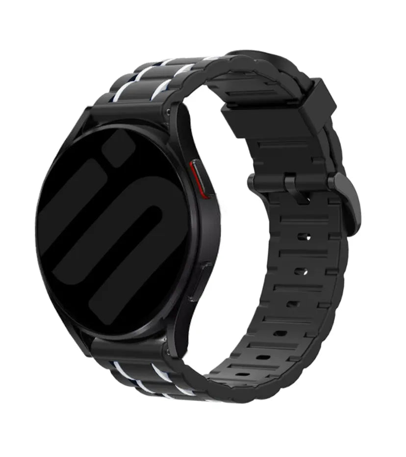 Bracelet sport avec boucle Suunto Vertical 2 (noir/blanc)