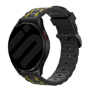 Bracelet sport avec boucle Coros Apex 2 Pro (noir/jaune)