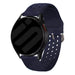 Bracelet silicone avec trous Samsung Galaxy Watch 7 - 44mm (bleu foncé)