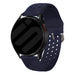 Bracelet silicone respirant Samsung Galaxy Watch 6 - 44mm (bleu foncé)
