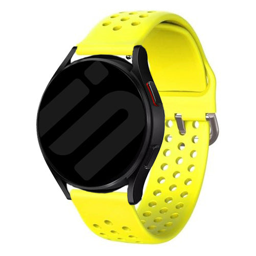 Bracelet silicone 'Air' Amazfit Bip 3 (Pro) (jaune)