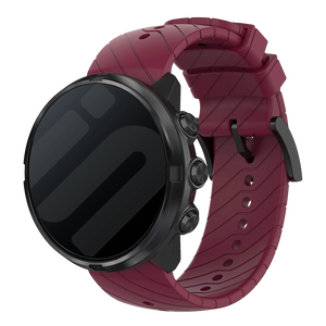 Bracelet silicone Suunto 9 (Baro) (bordeaux)