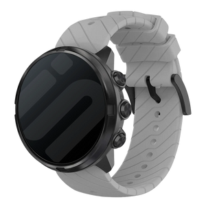 Bracelet silicone Suunto 9 (Baro) (gris)